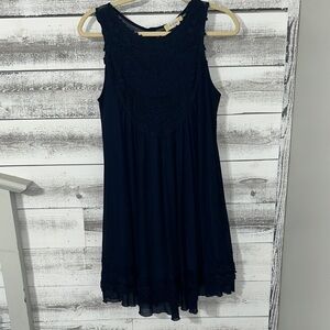 Altar'd State Navy Mini Dress